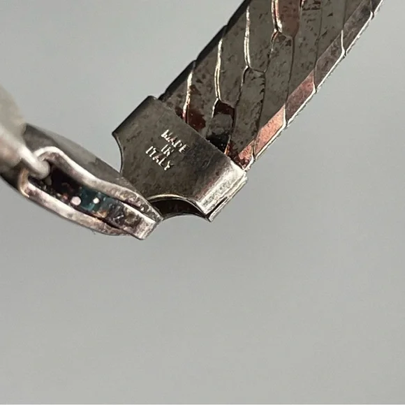 Vintage Milor Sterling Silver 925 bracelet bangle - Picture 10 of 12